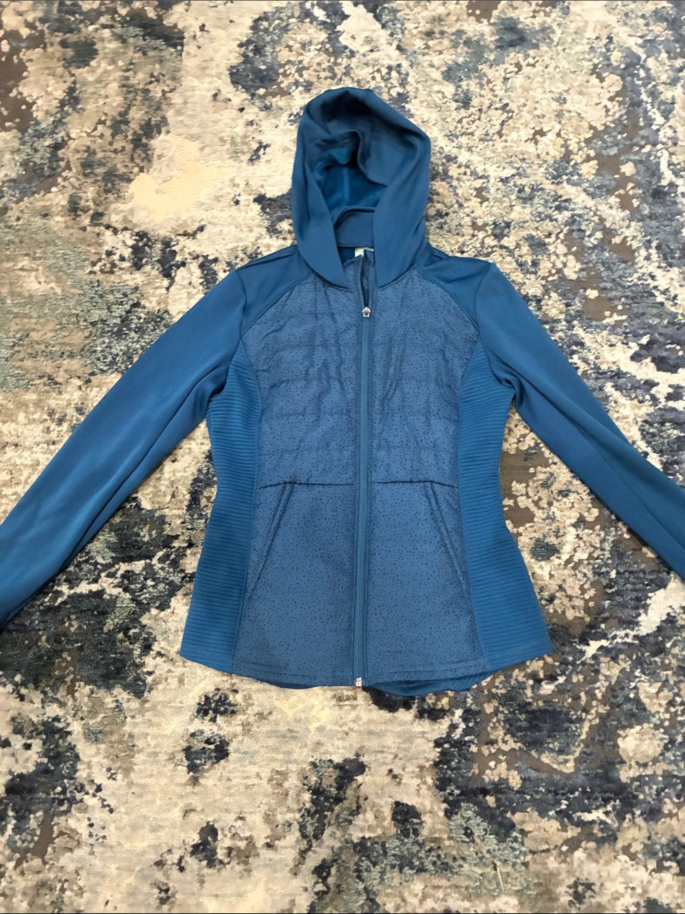 Tel Gear Women's Blue Hooded Zip Jacket